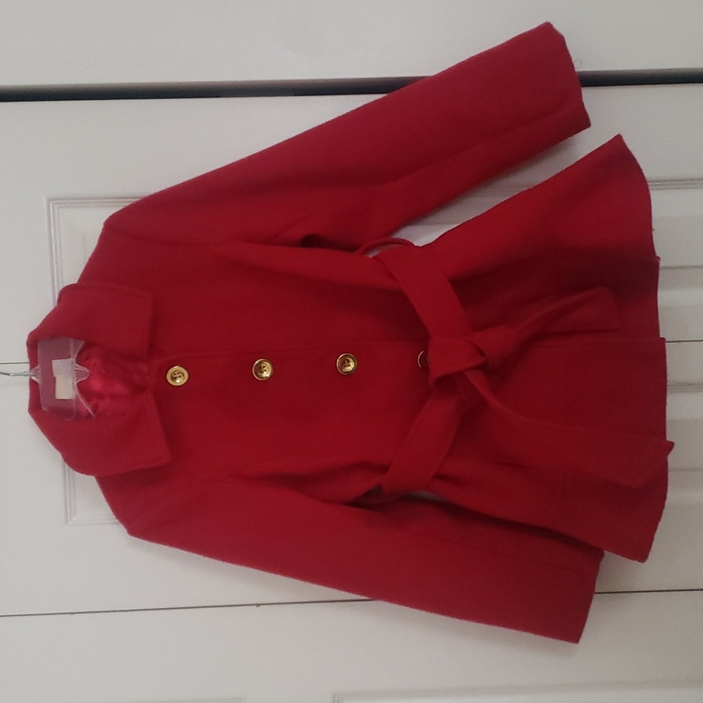 GIRL'S  FAUX WOOL COAT